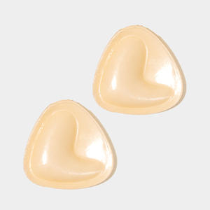 حشوة صدر رياضية نسائية ذاتية اللصق قابلة للإزالة، سميكة ومثلثة الشكل على شكل حرف V، مسامية وبدون خياطة - Product Image 6