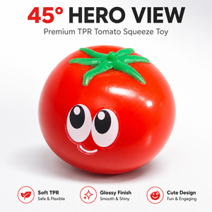 High Quality Hot Selling <b>Fidget</b> Toy Squeeze Toy TPR Tomato Squishy Toys for Children - Product Image 5