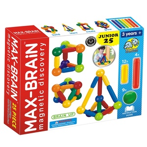 25 Pcs Từ Thanh Xây Dựng Khối Đồ Chơi Trò Chơi Gậy Từ Tính Và Quả Bóng 3D Từ Thanh Xây Dựng Cho Trẻ Em - Product Image 1