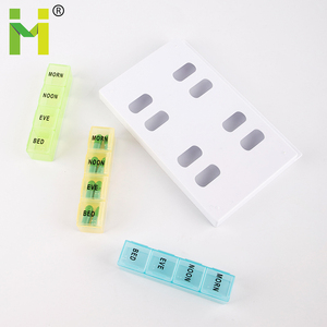 Dorefeuse boîte à vitamines 7 jour, 28 compartiments, grand récipient médical pour huile de poisson, Prescription - Product Image 4