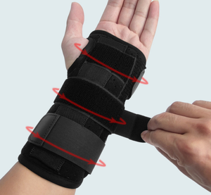 Transpirable esguince antebrazo férula muñeca Protector gimnasio Crossfit <span class=keywords><strong>Carpiano</strong></span> túnel muñequera soporte Brace Correa - Product Image 5