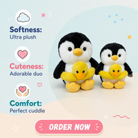 Peluche pingouin noir et blanc, jouet en peluche doux, poupée canard kawaii avec bouée de natation, pour cadeau et fête