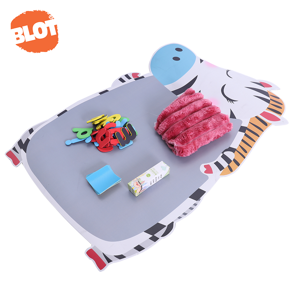 BLOT BCHB80016, водостойкая клейкая доска с зеброй, скручивающаяся доска, Набор наклеек с магнитными буквами