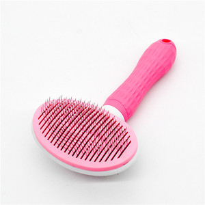 ペット脱毛ブラシセルフクリーニング犬用スライディングブラシマッサージ歯犬用グルーミングブラシ猫用ペットグルーミング用品 - Product Image 2