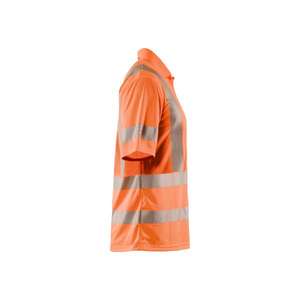 BLAKLADER - 3428101353004XL UV-protected <b>Hi</b>-<b>Vis</b> Polo shirt <b>Orange</b> - EAN 7330509670828 <b>HI</b>-<b>VIS</b> WORKWEAR - Product Image 4