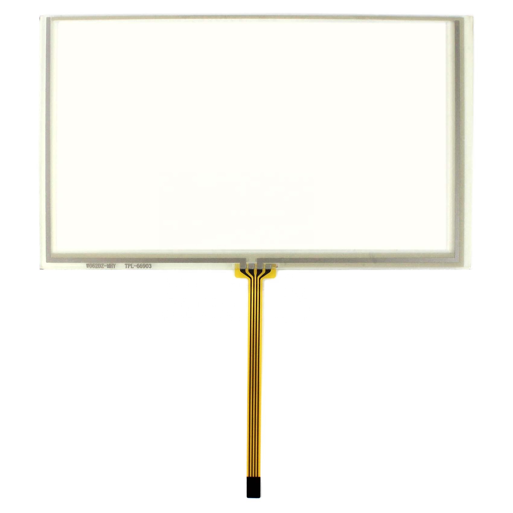 6,2 дюймов 4-проводная резистивная сенсорная панель для 16:9 HSD062IDW1 ЖК-дисплей Панель Usb белый широкий промышленный сенсорный экран монитор 16:9