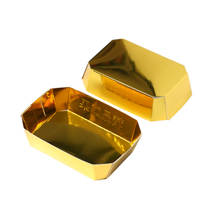 Caja <span class=keywords><strong>de</strong></span> Papel Plegable Ecológica con Recubrimiento Dorado en Forma <span class=keywords><strong>de</strong></span> Barco <span class=keywords><strong>para</strong></span> Frutas y Verduras, con Tamaños Personalizables - Product Image 4