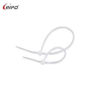 Brida de nailon RIPO, 4*300mm, blanco, 100 piezas por paquete - Product Image 2