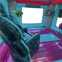 GLITCH FUN BOUNCE Combo Inflable de PVC para Videojuegos al Aire Libre