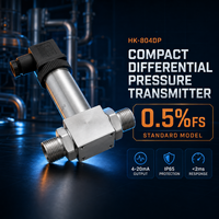 Transmetteur de pression différentielle OEM HK-804DP IP65 0-10kPa à 2,5MPa 4-20mA pour le contrôle des processus industriels
