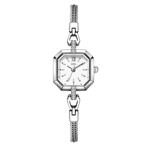 นาฬิกาข้อมือสตรีทันสมัย ​​นาฬิกาควอทซ์ หน้าปัดสี่เหลี่ยม ของขวัญวันเกิด - Product Image 2