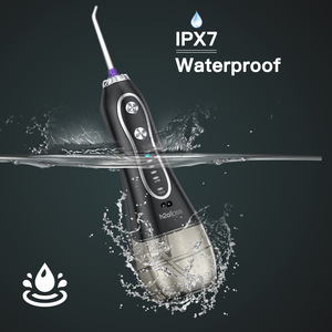 เครื่องฉีดน้ำทำความสะอาดช่องปากแบบพกพาไร้สาย กันน้ำ IPX7 ชาร์จซ้ำได้ 5 โหมด สำหรับใช้ในห้องอาบน้ำ (ขายส่ง) - Product Image 3