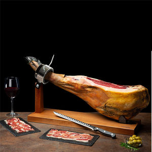 <span class=keywords><strong>Support</strong></span> à <span class=keywords><strong>jambon</strong></span> en bois de haute qualité <span class=keywords><strong>avec</strong></span> <span class=keywords><strong>couteau</strong></span> pour <span class=keywords><strong>jambon</strong></span> séché à sec, vente en gros - Product Image 6