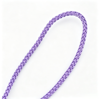 Cordon Kumihimo en polyester tressé haute densité de 3 mm, 8 brins, 1 mm de large, pour la fabrication de bijoux chinois DIY (vente en gros)