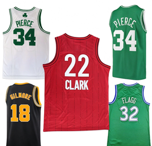 Multi Team Basketball Jersey Printed #22 Clark #34 Pierce #18 Gilmore #32 Flagg 100% Polyester Quick Dry Men Sports Uniform - Product Image 1