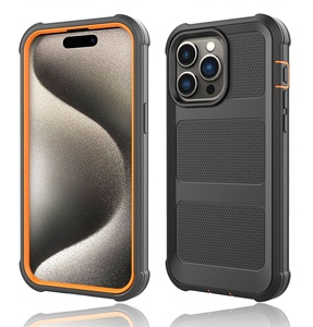 Coque de téléphone robot 4ème génération en gros, antidérapante et robuste avec béquille et étui pour iPhone 11 12 13 14 15 16 17 Pro Max - Product Image 1