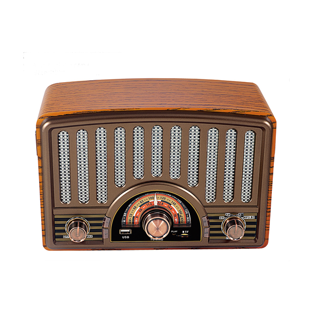 Antique Long Range Old Vintage  Am Fm Usb Tf BT Cassette Record Portable Radio