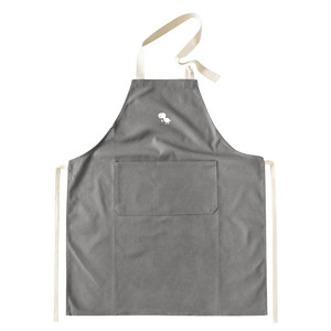 <span class=keywords><strong>Delantal</strong></span> de Trabajo Ajustable de <span class=keywords><strong>Gabardina</strong></span> Resistente, Color Gris, de Algodón, para Restaurante, Panadería, Manualidades - Product Image 5