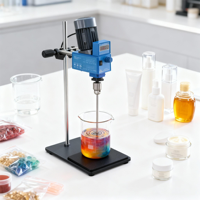 Équipement de mélange chimique, mélangeur de laboratoire, agitateur suspendu avec moteur à palette, capacité 30L/50L