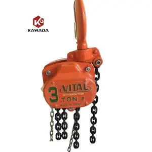 380v 415v motor lift block g80 chain trolley hoist 3 ton lever pulley block with 2m chain chain puller block itobachi vital 2ton