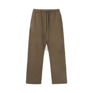 Pantaloni a gamba dritta casual ecologici stile street americano con coulisse a vita media, 365g, collezione <span class=keywords><strong>Autunno</strong></span> 2026 - Product Image 2