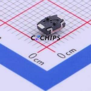 TSA343G00D-250J2 Tactile Switch SMD Switch Single Pole Single Throw Round Button 2.5N Vertical Mount - Product Image 2