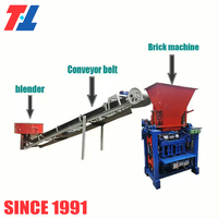 Machine manuelle de fabrication de blocs de béton, économe en énergie, facile à utiliser, stable, pour le moulage de briques creuses et pleines