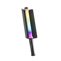 Luces de Video RGB, Luz de Relleno para Fotografía, Portátil, con Soporte, Clasificación IP65, Regulable, 220V, para Grabación en Exteriores, Vlogging, Nocturna