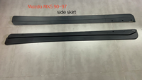 Pour MAZDA MX5 - Jupes latérales et diffuseur arrière 90-97 Noir mat
