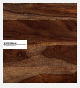<b>Rustic</b> Sheesham Wood <b>Dining</b> <b>Chair</b> with Slatted Backrest and Solid Seat Modern Farmhouse Style Furniture for the <b>Dining</b> Room Home - Product Image 4