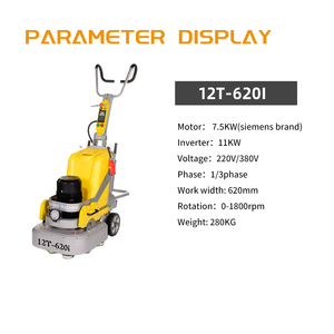 Machine à meuler le béton Sunhappy, <span class=keywords><strong>meuleuse</strong></span> de sol, <span class=keywords><strong>meuleuse</strong></span> de béton à disques multiples, <span class=keywords><strong>meuleuse</strong></span> de béton manuelle pour trottoirs inégaux - Product Image 5