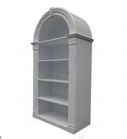Étagère de présentation en chêne massif antique traditionnelle, durable, armoires à livres, taille personnalisable, multifonctionnelle pour la maison, la salle à manger, le salon