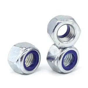 Din982 Chống Trộm Hex Hạt Thép Không Gỉ 316 Hình Lục Giác Khóa Chèn Nylon Hạt Và Bu Lông - Product Image 2