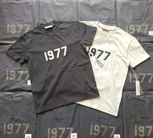 Nhà Máy Giá Chất Lượng Hàng Đầu Unisex T Áo Sơ Mi Cao Đường Phố Phong Cách Căng Thiết Kế Thời Trang Áo Sơ Mi TEE Mùa Hè Yếu Tố Cần Thiết T-Shirts - Product Image 2