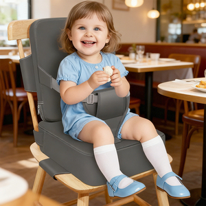 Портативное водонепроницаемое детское сиденье-бустер из полиуретана с регулируемыми ремнями, нескользящее, для кухонного стула и обеденного стола - Product Image 1
