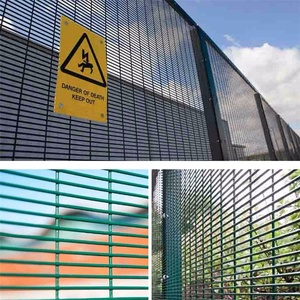 12.7x76.2 mét mạ kẽm PVC tráng 358 chống leo lên Hàn lưới hàng rào mạnh mẽ chu vi an ninh cho sân sân bay an toàn hàng rào - Product Image 4