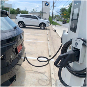 สถานีชาร์จรถยนต์ไฟฟ้าแบบเร็ว ได้รับการรับรองมาตรฐาน CE รองรับ CCS GBT CHAdeMO OCPP ระดับการป้องกันน้ำ IP55 สำหรับใช้งานกลางแจ้ง ผลิตโดยผู้ผลิต DC สำหรับยานยนต์ - Product Image 3