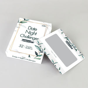 The Adventure Challenge-rascador Mate, fecha de amistad, personalizado, parejas, fecha, tarjeta de noche, cubierta - Product Image 4