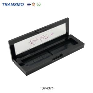 Makeup High Quality Middle Size Empty Eyeshadow Palette Plastic Cosmetic Empty Compact case Private <b>Label</b> Whosale - Product Image 4