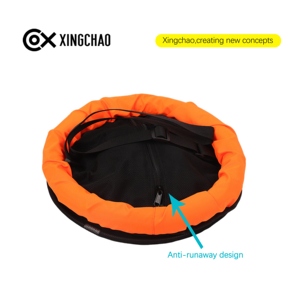 Cesto Galleggiante per Pesci con Cinghia Regolabile, Rete Pieghevole in Nylon per Conservazione Pesci Vivi, per Kayak, Barca e Pesca da Riva - Product Image 3