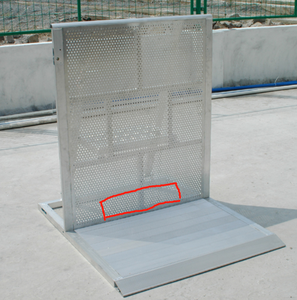 Topfinger 2025 Nueva buena calidad 44KG peso Mojo barrera plegable al aire libre escenario barricada para conciertos pantallas de armazón de seguridad - Product Image 5