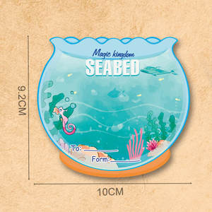 Balık tankı şekli karton paketi 12 çeşit karışık paketi <span class=keywords><strong>PVC</strong></span> oyuncak deniz hayvanları Mini figürinler - Product Image 3