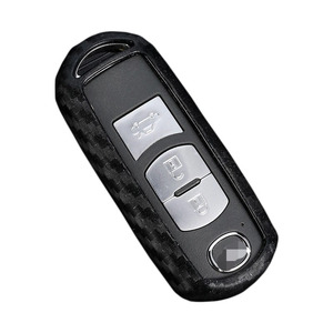 Sợi Carbon Chìa Khóa Xe Bìa Trường Hợp Shell <span class=keywords><strong>Fob</strong></span> Đối Với <span class=keywords><strong>Mazda</strong></span> 3 <span class=keywords><strong>2</strong></span> 5 <span class=keywords><strong>Mazda</strong></span> 6 Axela CX-3 CX-5 CX5 CX-7 CX7 CX-9 RX8 Xe Keychain - Product Image 1