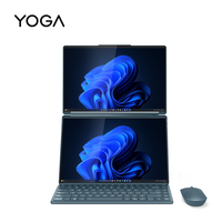 Para Lenovo YOGA Book 9i AI 2025 Intel Core Ultra 9 285H 32GB 1TB SSD Doble Pantalla Táctil OLED Plegable de 13.3 Pulgadas, PC Portátil con IA, Windows 11