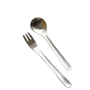 Cuillère à fruits en acier inoxydable, fourchette, cuillère à dessert, ensemble de couverts de style occidental, utilisation commerciale pour restaurant, ustensile de style <span class=keywords><strong>chinois</strong></span> - Product Image 5