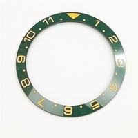 Horlogeaccessoires 38 mm GMT keramische bezel met afgeschuinde randcijfers voor Yacht-Master 40M horlogekasten gemaakt in China