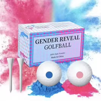 Balles de golf révélatrices de sexe Ensemble de balles de golf explosives Fille ou garçon Idées de révélation de bébé Décorations révélation de sexe Explosion de poudre