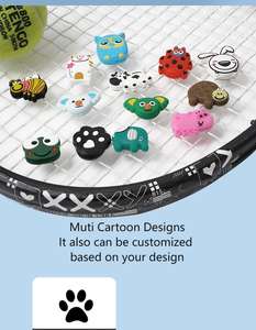 עיצוב מותאם אישית מחבטים טניס/מחבטי טניס/קרמי רטט טניס/סוגר זעזועים סיליקון - Product Image 2