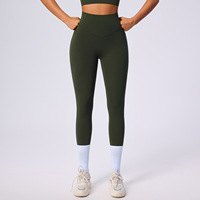 Leggings de yoga pour femmes, taille haute, imprimé, séchage rapide, respirant, avec poches, effet sculptant, taille en V, extensible, pour le fitness