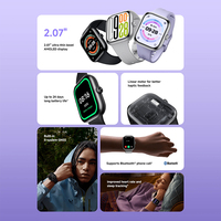 Para Redmi Watch 5, Pantalla Táctil AMOLED Rectangular, Reloj Inteligente Unisex, Monitor de Actividad Física, GPS, Monitor de Frecuencia Cardíaca, Silicona